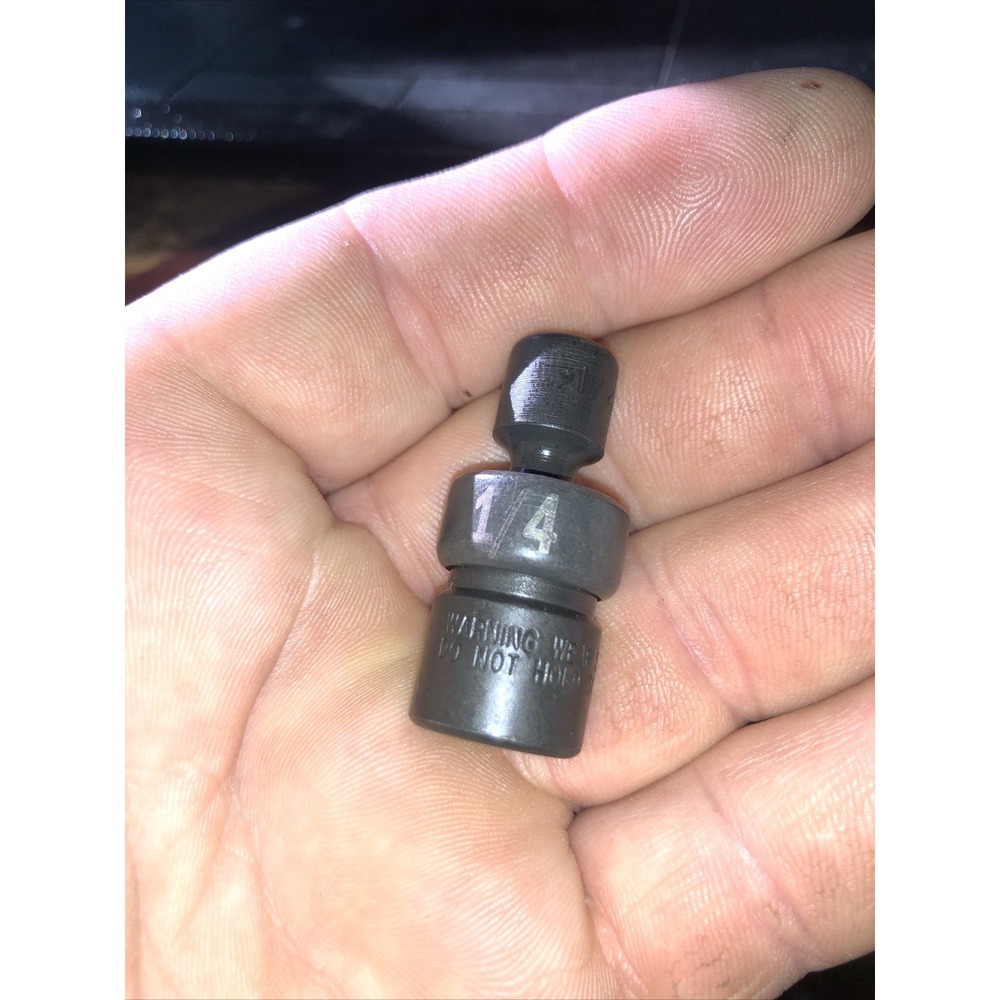 1/4" SK Tools Universal Flex Swivel Impact Socket 6pt 1/4" Drive 32308 USA Made - Picture 4 of 4